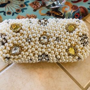 Bebe Pearl clutch